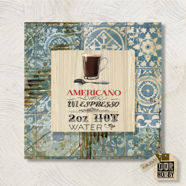 LAMINA DE PAPEL KRAFT 30X30 — FOLKARTCL