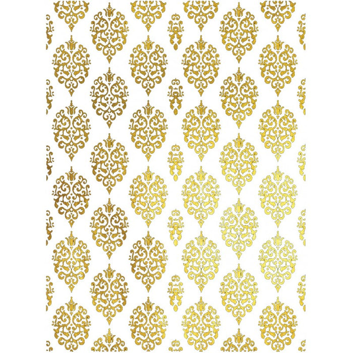 PAPEL DE ARROZ CADENCE ARABESCOS ORO MODELO 019 30X41CM