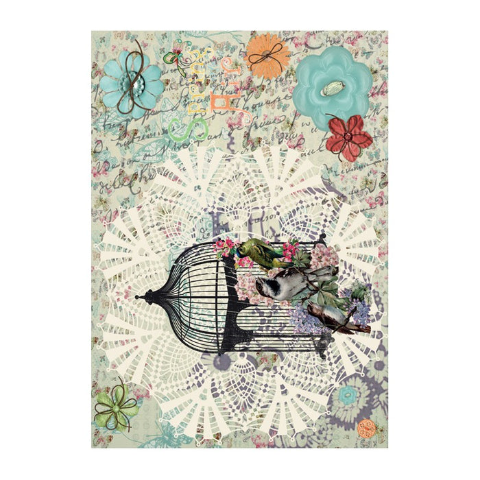 PAPEL DE ARROZ CADENCE MODELO JAULA SCRAP PA135