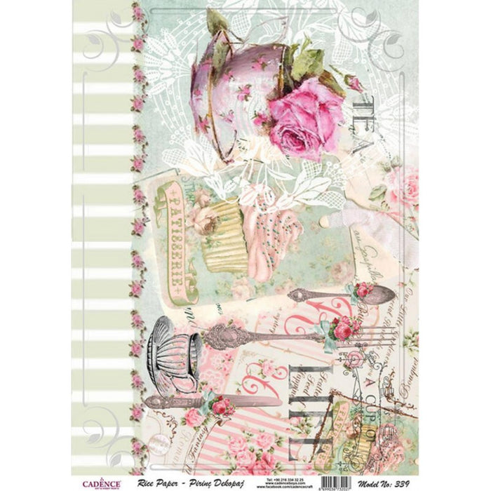 PAPEL DE ARROZ CADENCE PA339 30X41CM