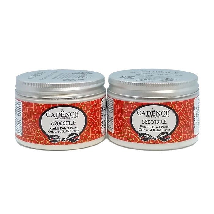 Set Craquelador Cocodrilo 2 Pasos 150 + 150 ml – Crea un efecto de piel de cocodrilo con acabado envejecido en madera, vidrio, cerámica y más