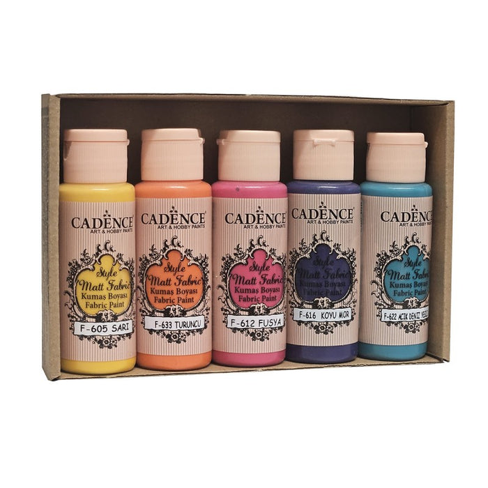 SET DE PINTURA TEXTIL FUNNY 5 UNDS