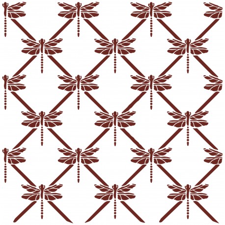 Miss Stencils MNC021 25x25cm - Plantilla Decorativa Reutilizable para Pintura, Manualidades y Arte