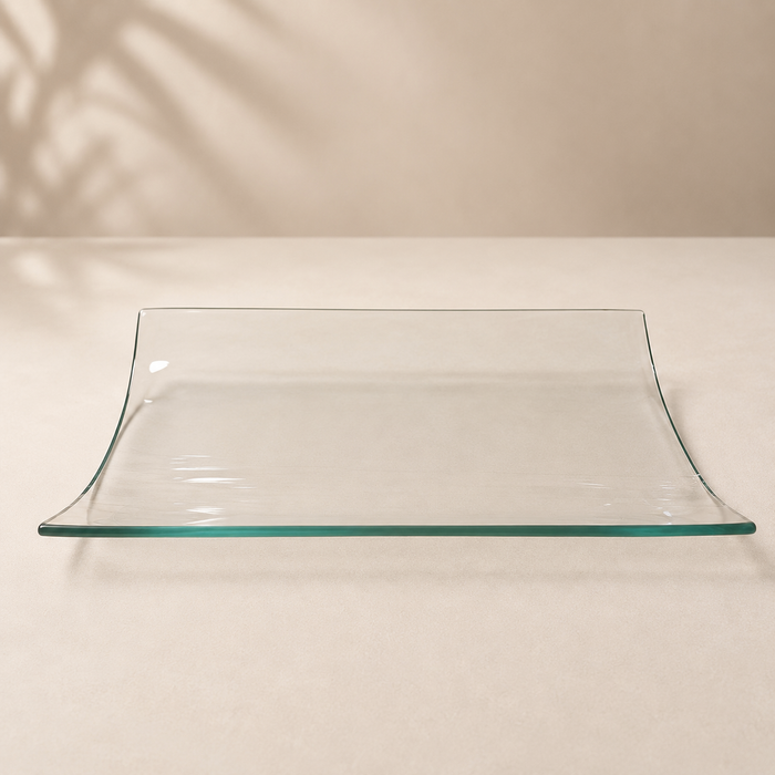 PLATO DE VIDRIO RECTANGULAR 13x26