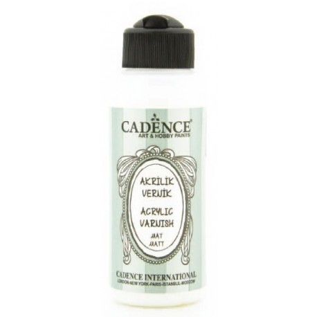 Barniz Mate Cadence 120 ml – Barniz protector para interiores, pintura, decoupage y manualidades decorativas