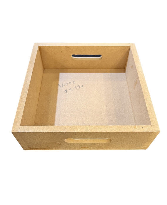 AL002 MADERA BANDEJA 16X16