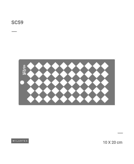 STENCIL MILARTES SC59 10X20CM