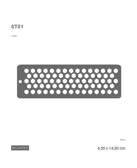 STENCIL MILARTES ST1 5x14