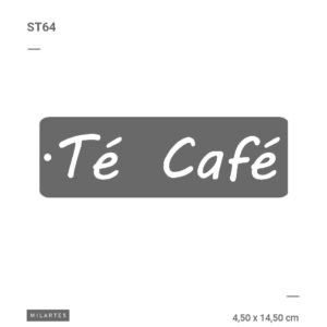 STENCIL MILARTES ST64 5x14 TE CAFE